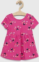 Gap rochie din bumbac pentru copii x Disney culoarea roz, mini, evazati PPYX-SUG0AY_30X