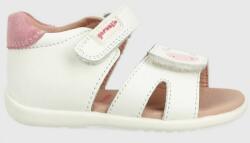 Garvalin sandale din piele pentru copii culoarea alb PPYX-OBG10O_00X