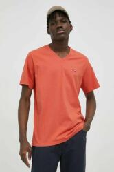 Levi's tricou din bumbac culoarea portocaliu, neted PPYX-TSM12B_22X