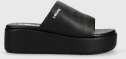 Levi's papuci Charlotte femei, culoarea negru, cu platforma, D7523.0001 PPYX-KLD0EJ_99X