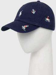 Ralph Lauren șapcă de baseball din bumbac culoarea albastru marin, modelator PPYX-CAM04K_59X
