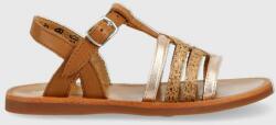 Pom D'api sandale din piele pentru copii culoarea maro PPYX-OBG19W_82X