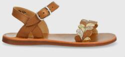 Pom D'api sandale din piele pentru copii culoarea maro PPYX-OBG18P_82X