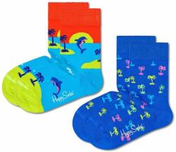 Happy Socks sosete copii Kids Sunset 2-pack PPYX-LGK03J_55X