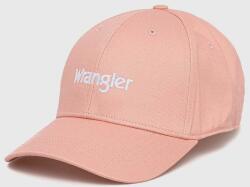 Wrangler șapcă de baseball din bumbac culoarea roz, cu imprimeu PPYX-CAM072_30X