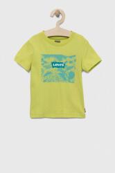 Levi's tricou de bumbac pentru copii culoarea verde, cu imprimeu PPYX-TSK03Z_77X