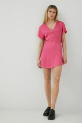 American Vintage rochie culoarea roz, mini, evazati PPYX-SUD14B_42X