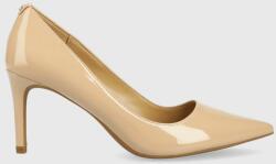 MICHAEL Michael Kors pantofi cu toc Alina culoarea bej, 40F2HNMP1A PPYX-OBD45C_12X (40F2HNMP1A.660)