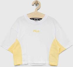 Fila tricou de bumbac pentru copii culoarea alb PPYX-TSG01G_00X
