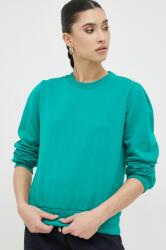 Morgan bluza femei, culoarea verde, neted PPYX-BLD12D_77X