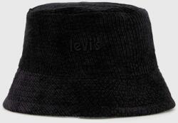 Levi's pălărie cu două fețe culoarea negru PPYX-CAU04R_99X