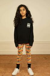 Mini Rodini pulover de bumbac pentru copii culoarea negru PPYX-SWK003_99X