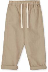 Liewood pantaloni copii culoarea bej, neted PPYX-SPK02I_80X