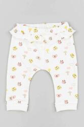 Zippy pantaloni de trening pentru bebeluși culoarea alb, neted PPYX-SPG048_00X