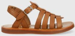 Pom D'api sandale din piele pentru copii culoarea maro PPYX-OBG1A5_82X