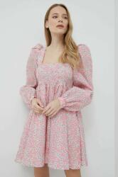 Custommade rochie Jenny culoarea roz, mini, evazati PPYX-SUD0AL_39X