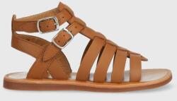 Pom D'api sandale din piele pentru copii culoarea maro PPYX-OBG18Z_82X