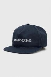 Volcom șapcă de baseball din bumbac culoarea albastru marin, cu imprimeu MPYX-CAM00O_59X