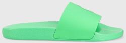 Ralph Lauren papuci Polo Slide barbati, culoarea verde, 809892945001 PPYX-KLM040_76X