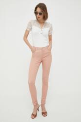 Morgan pantaloni femei, culoarea roz PPYX-SJD0S6_39X