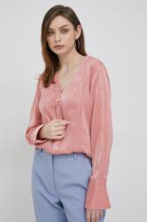 DKNY bluza femei, culoarea roz, neted PPYX-BDD076_34X