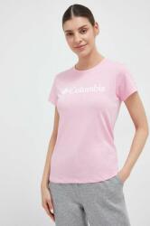 Columbia tricou femei, culoarea roz PPYX-TSD1ON_30X