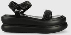Liu Jo sandale ARIA 03 femei, culoarea negru, cu platforma, SA3081EX08422222 PPYX-OBD388_99X
