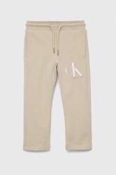 Calvin Klein Jeans pantaloni de trening pentru copii culoarea bej, modelator PPYX-SPG02M_12X