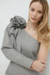 Custommade rochie culoarea gri, mini, drept PPYX-SUD0AN_09X