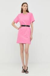 Notes du Nord rochie din bumbac culoarea roz, mini, drept MBYY-SUD014_30X