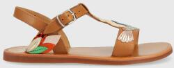 Pom D'api sandale din piele pentru copii culoarea maro PPYX-OBG18J_82X