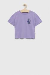 GAP tricou de bumbac pentru copii culoarea violet PPYX-TSG0DR_45X