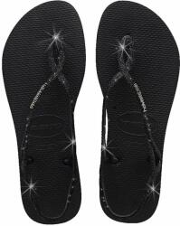 Havaianas sandale LUNA SPARKLE femei, culoarea negru, 4148065.0090 PPYX-OBD464_99X