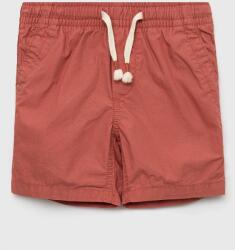 Gap pantaloni scurți din bumbac pentru copii culoarea rosu, talie reglabila PPYX-SZB07S_33X