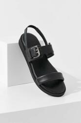Answear Lab sandale de piele femei, culoarea negru BPYX-OBD02Y_99X