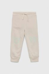 Gap pantaloni de trening pentru copii x Disney culoarea bej, cu imprimeu PPYX-SPB04E_02X