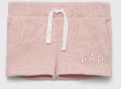 Gap pantaloni scurti copii culoarea roz, cu imprimeu, talie reglabila PPYX-SZK01K_30X