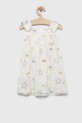 Gap rochie din bumbac pentru copii x Disney culoarea alb, mini, evazati PPYX-SUG0I1_00X
