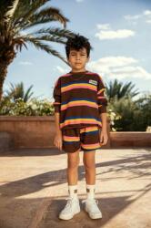 Mini Rodini pantaloni scurți din bumbac pentru copii culoarea maro, modelator PPYX-SPK00R_88X