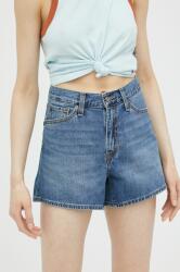 Levi's pantaloni scurți din denim femei, uni, high waist A4695.0003-MedIndigoW PPYX-SZD0D5_55X (A4695.0003)