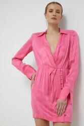 HUGO BOSS rochie culoarea roz, mini, mulata PPYX-SUD1DR_42X