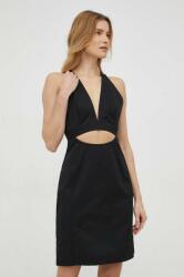 Calvin Klein rochie culoarea negru, mini, evazati PPYX-SUD16F_99X