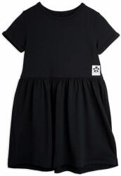 Mini Rodini rochie fete culoarea negru, mini, evazati 99KK-SUG003_99X