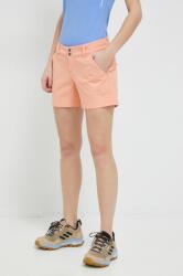 Columbia pantaloni scurți Saturday Trail femei, culoarea portocaliu, uni, medium waist 1533781 PPYY-SZD0MJ_24X