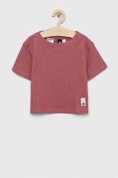 Adidas tricou de bumbac pentru copii culoarea roz PPYX-TSG009_34X