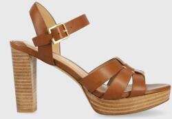 Lauren Ralph Lauren sandale de piele Soffia culoarea maro, 802904282001 PPYX-OBD2YY_88X