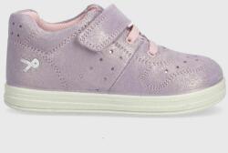 Primigi sneakers de piele întoarsă pentru copii culoarea roz PPYX-OBG0P7_30X