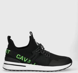 Just Cavalli sneakers culoarea negru, 74QB3SD3 PPYX-OBM14M_99X