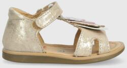 Shoo Pom sandale din piele pentru copii culoarea auriu PPYX-OBG1CB_10Y
