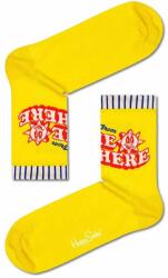 Happy Socks sosete Yellow Greetings culoarea galben PPYX-LGU04U_11X